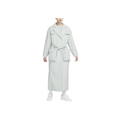 Long Belted Trench Coat Women Outerwear Light-Silver DV8231-034