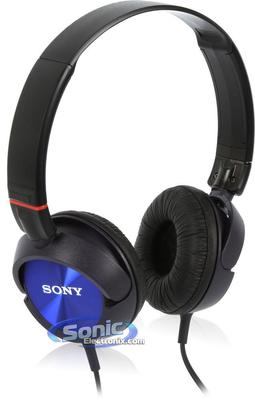 Sony Sealed Headphones Blue On-ear MDR-ZX300/L