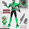 Mini Force X Leo Max Action Figure - Sound & Light Transformer Toy for Kids