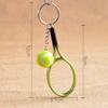 Cute Sport Mini Tennis Racket Pendant Keychain Keyring Key Chain Ring Finder Holer Accessories Gifts for Teenager KTJ