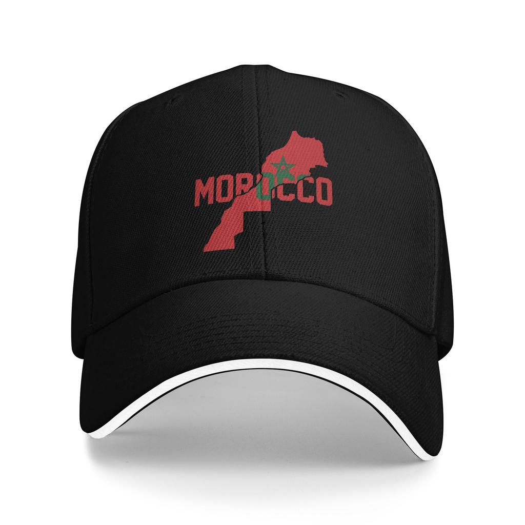 Morocco Flag Outfits Men Women Baseball Cap Trucker Hat Unique Daily Headwear Adjustable Snapback Cap