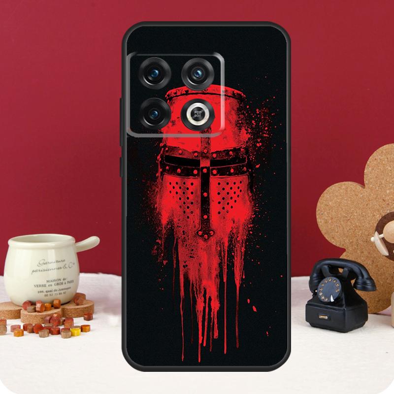 Knights Templar Cover For OnePlus 13R 13 12 12R 11 10 Pro 8T 10T OnePlus Nord 4 CE 2 3 Lite N10 N20 N30 Case