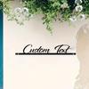 Custom Metal Sign Wedding Gift Personalized Family Name Plate Home Decor