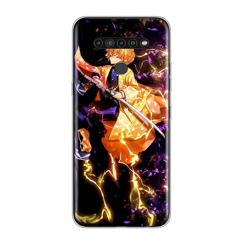 Demon Slayer Kimetsu No Yaiba For LG V60 V50S V50 G8X G8S G8 G7 ThinQ 5G K61 K51S K41S K30 K20 Q60 Q9 Soft Phone Case