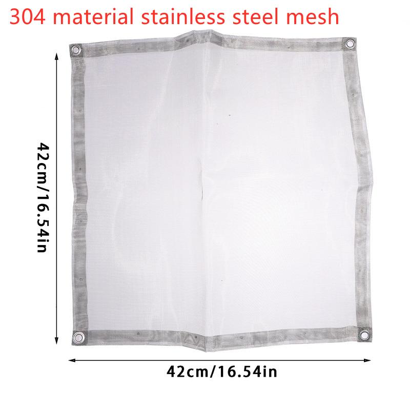 Portable Outdoor Fire Pit Collapsing Steel Mesh or Fire Stand Stove Shelf for Wood Heater Camping Supplies Backyard Garden