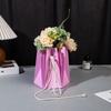 Handmade Flower Bag Waterproof Home Decor Rose Bouquet Bag Hexagonal Flower Packaging Bags