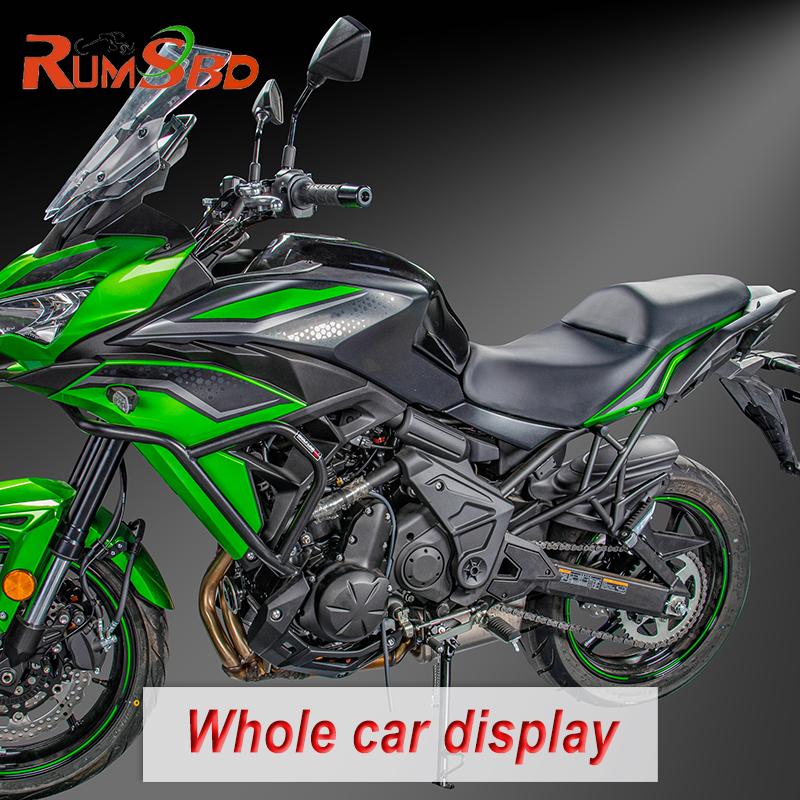 Rear Fender Mudguard for Kawasaki Versys 650 2015-2026 2025 2024 2023 2022 Carbon Fiber Grain Wheel Cover Tire Splash Mud Guard