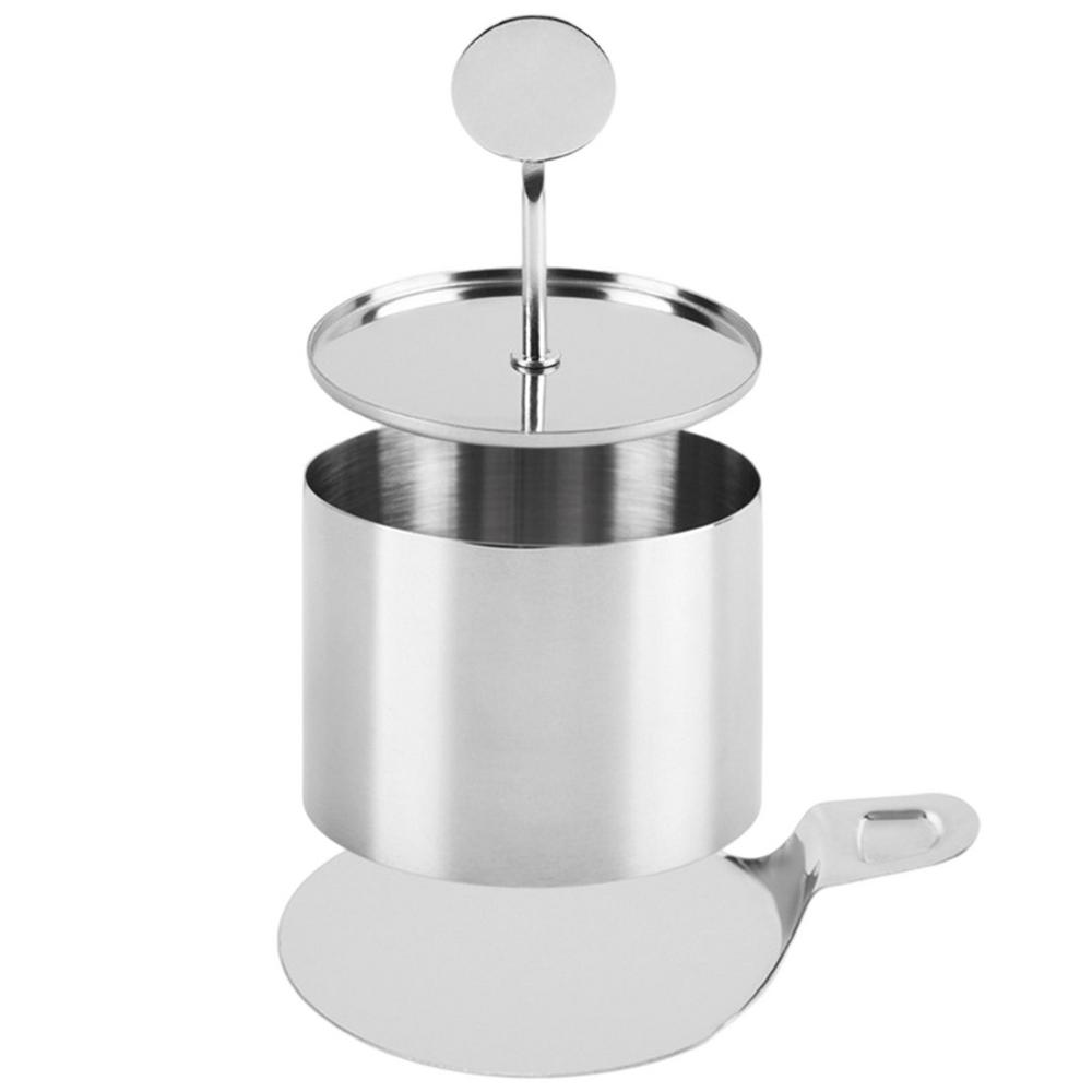 Heart Cake Mold Baking Cake Ring Stainless Steel Mousse Cake Ring Mold With Press Set Baking Bakeware For Professional Bakers