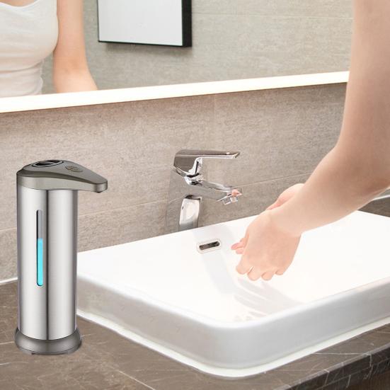 Automatischer Seifenspender 285ML Berührungsloser Sensor Spülmittelbehälter Wasserdicht Einstellbare Menge Küche