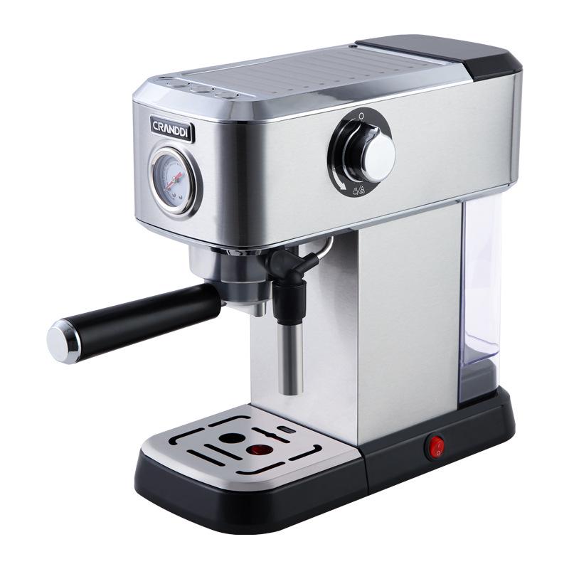 110V High-Pressure Italian Espresso Machine with Steam Milk Frother