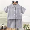 Children's Short-sleeved Short Pants And Shirt Set - Summer Boys' Casual Outfit