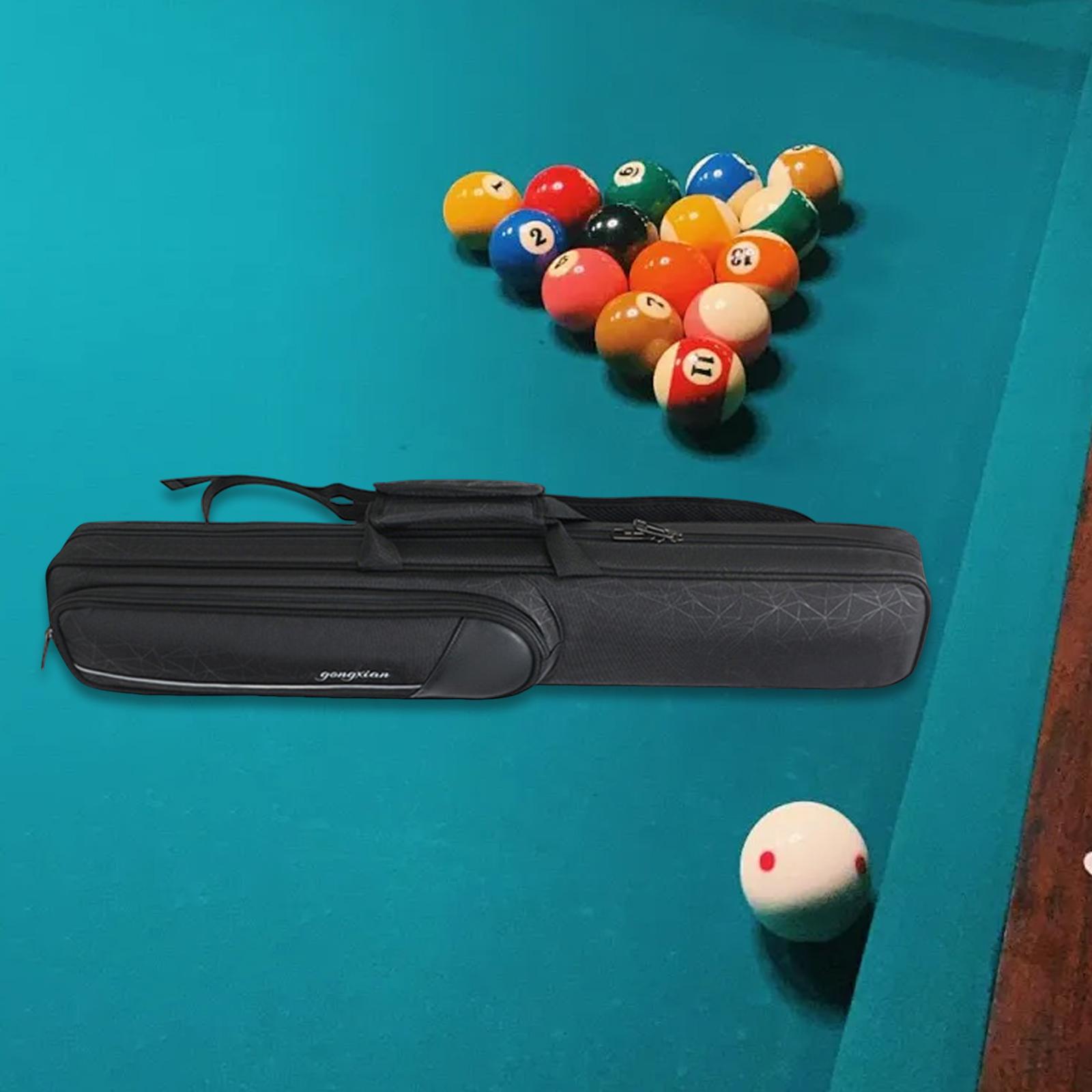 

Чехол для кия для пула, сумка для кия для бильярда для киев для пула и аксессуаров для путешествий чёрный