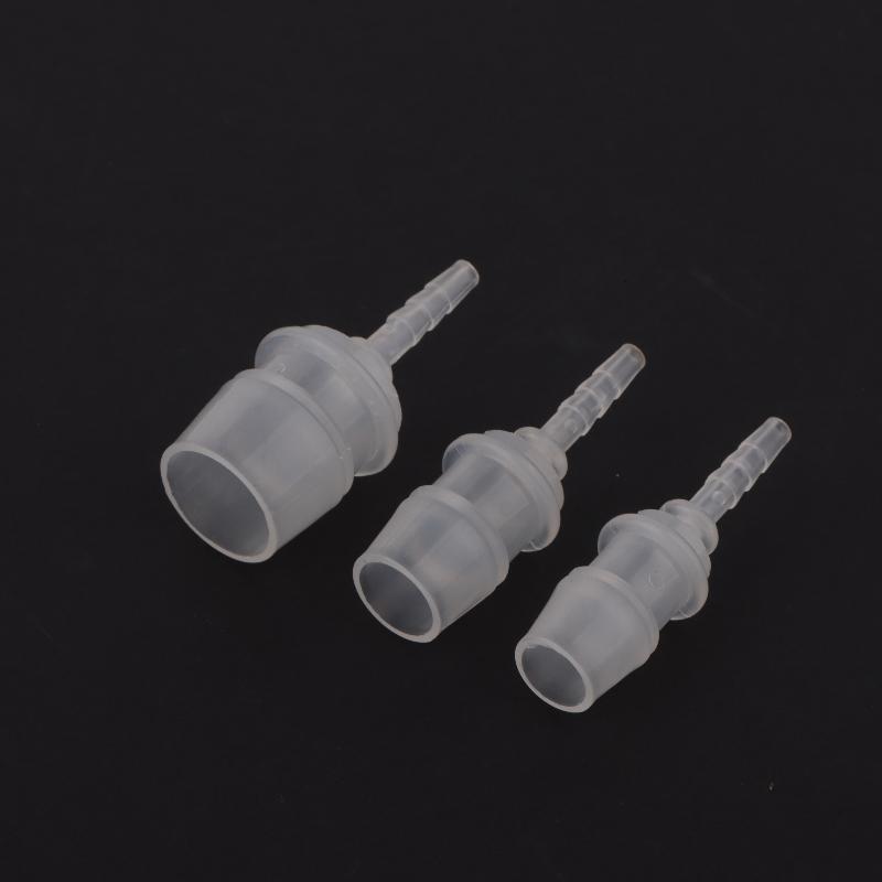 5Pcs Plastic Flexible Hose Two-Way Head Connector Reducer Fitting Adapter For Water Pipe Repair Garden Aquarium Laboratory