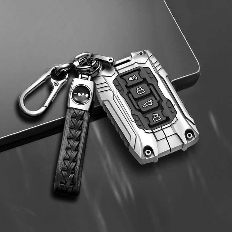 Zinc Alloy Car Key Case For Great Wall Gwm Wey Tank 300 500 Tank300 Tank500 Remote Cover Bag Shell Keychain Holder Accessories