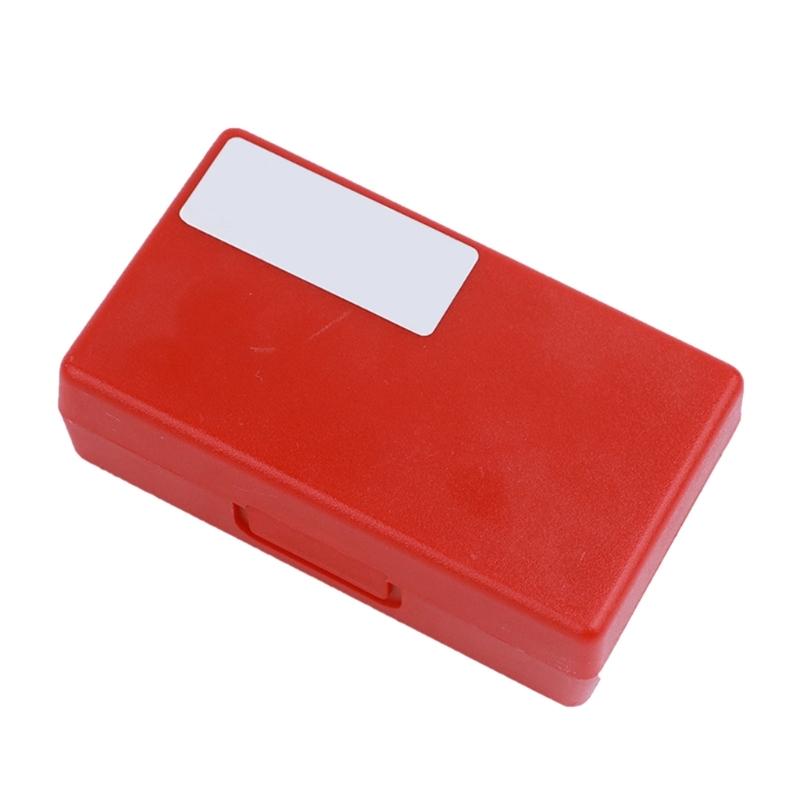 High Accuracy Carbon Steel Measuring Device Rectangular Style With Central Hole Suitable For Workshop Calibration Tasks