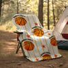 Basketball Theme Printed Blanket - Perfect for Couch, Bed, Travel & Outdoor Use | Machine Washable, Cozy & Durable.