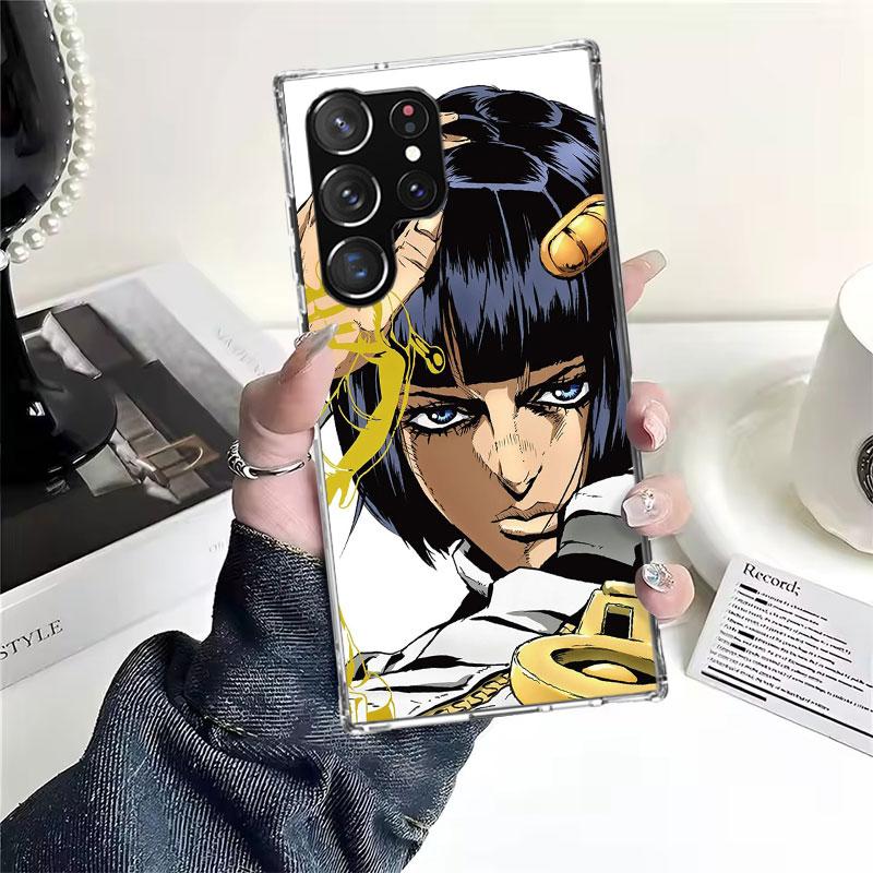 JoJo Adventure Bruno Buccellati Soft Phone Case For Samsung Galaxy S22 S23 S24 S25 Edge S26 Ultra S20 FE S21 Plus + Fundas Coque