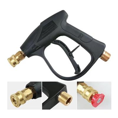 High Pressure Washer Gun with Foam Bottle 14inch Quick Connector, 060 Degrees  5pcs Pressure Washer