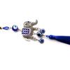 Blue Inlaid with Suction Cup, Personalized Elephant Car Pendant, Creative Design