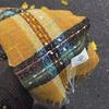 Versatile warm scarf student niche winter imitation cashmere shawl fringed galaxy plaid scarf woman