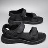 Fashion Brown Genuine Leather Men Sandals Summer New Large Size Sandals Outdoor Men's Casual Shoes Fashion Sandals Slippers Big Size 47