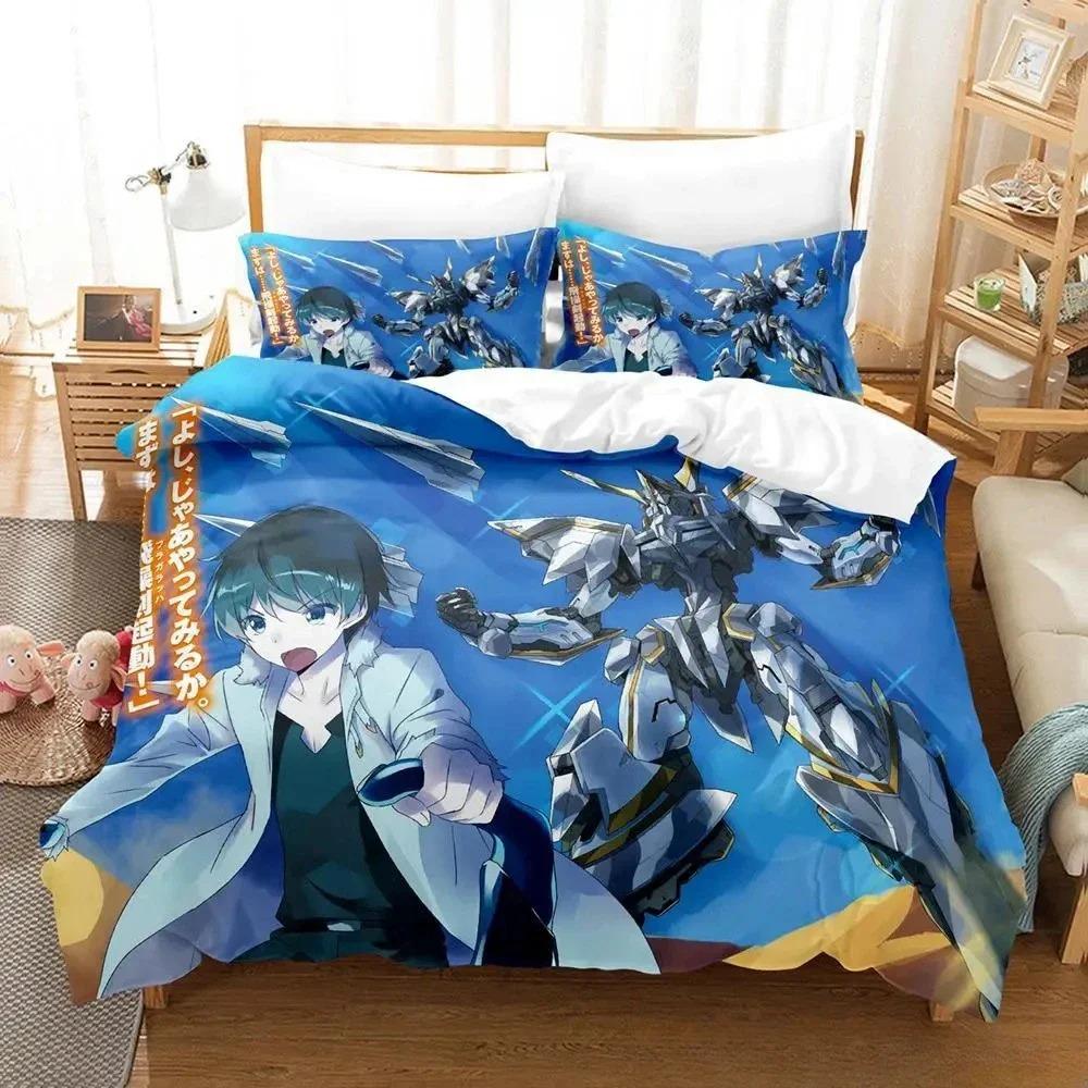 In Another World with My Smartphone Bedding Set Single Twin Full Queen King Size Bed Set Adult Kid Bedroom Duvetcover Sets Anime