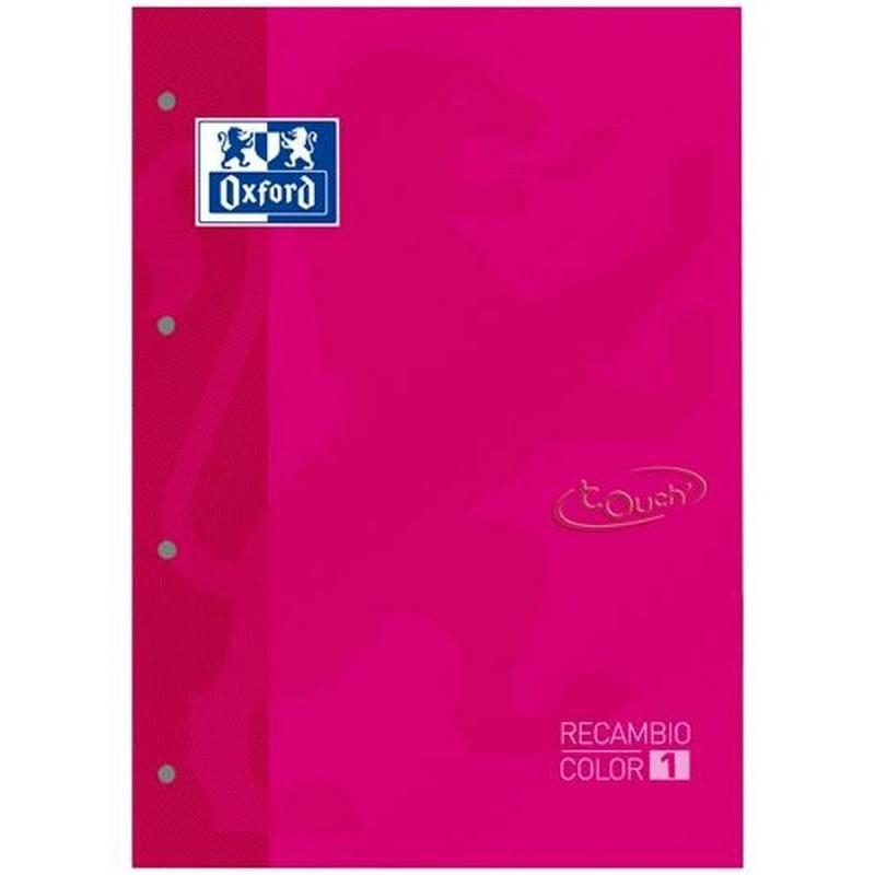 Oxford Oxford TOUCH Replacement Sheets 80 Sheets 5 Units A4 Fuchsia 5 Pieces