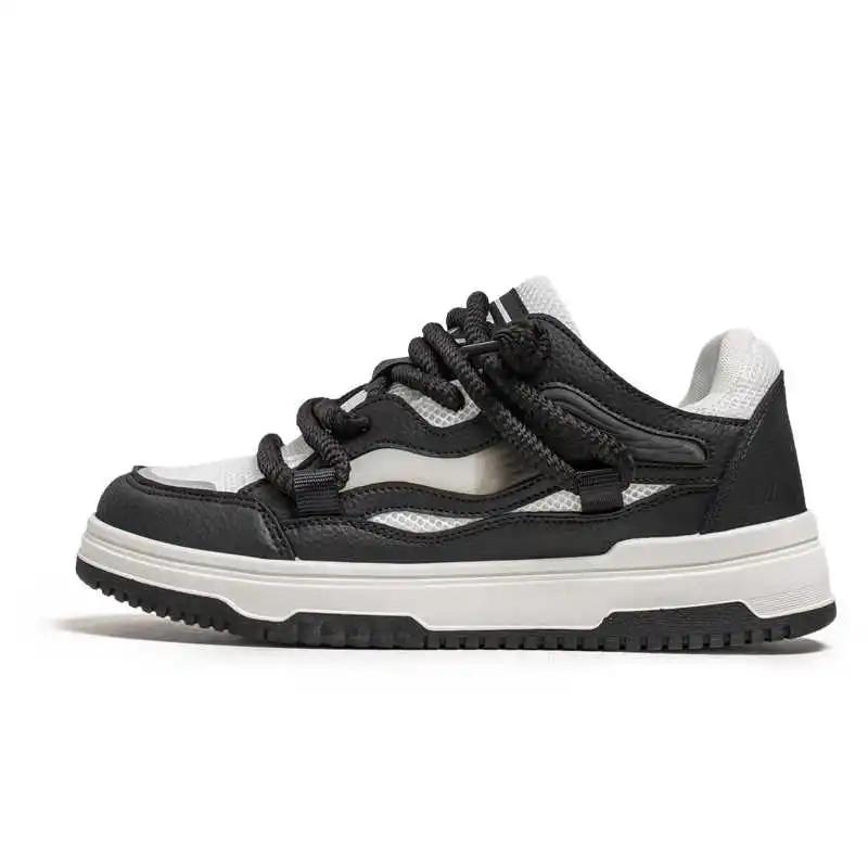 Mode Dicke Absätze Hiphop Sneakers Outdoor Herren Slipper Basketballschuhe für Herren Silber Stiefel Sport Basketball Sapateni Echter Stil