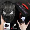 Adult Spider-Gwen Cosplay Helmet Touch Activated Light Up Electric Movable Eyes Mask Halloween Party Headgear
