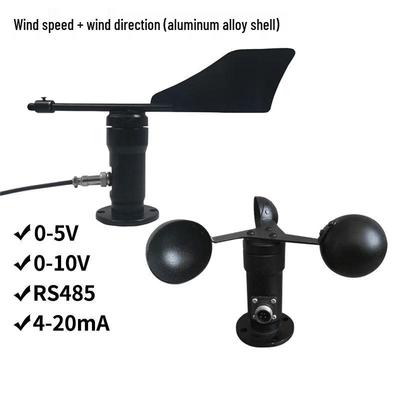 Aluminum Alloy Wind Speed and Direction Sensor Kit (485 Output)