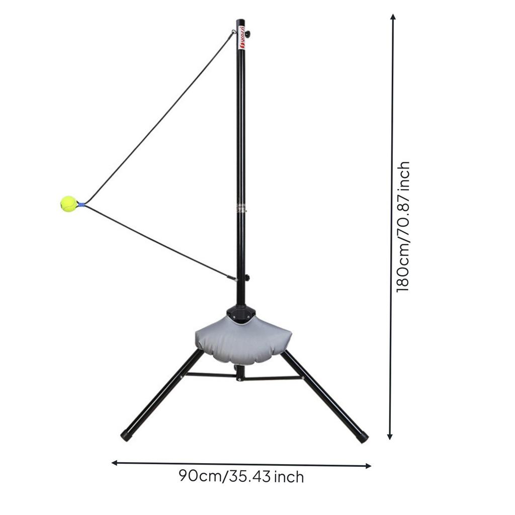 Solo Tennis with Base Freestanding Practice Tool Adjustable for