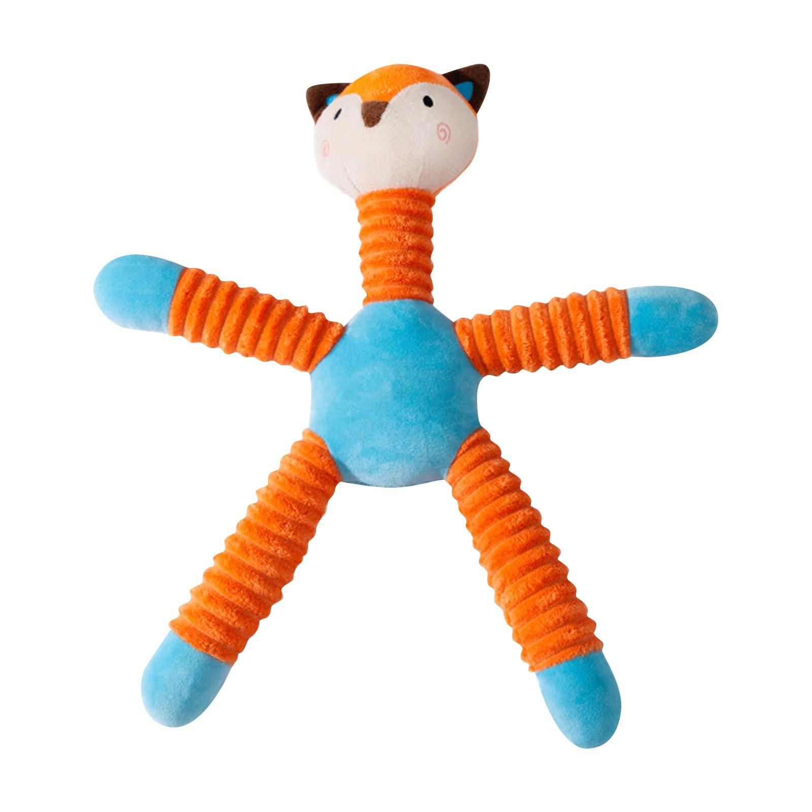 

Новая игрушка для собак, плюшевый звук для жевания, пищалка, скрипучие звуки скрежета зубов, интерактивная обучающая игрушка для щенков One Size