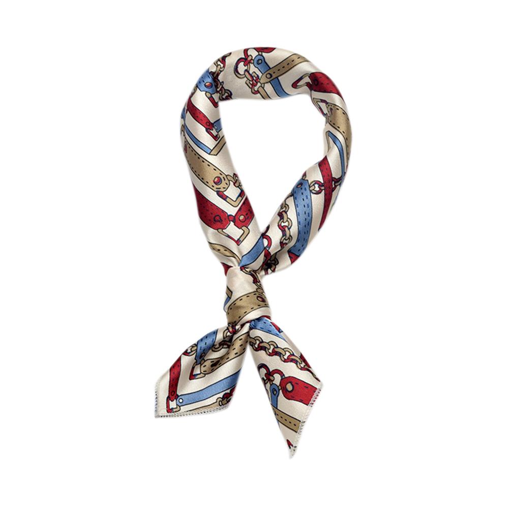 50x50cm Women Fashion Colorful Scarf Bag Decoration Ribbon Hair Band Multifunction Decoration