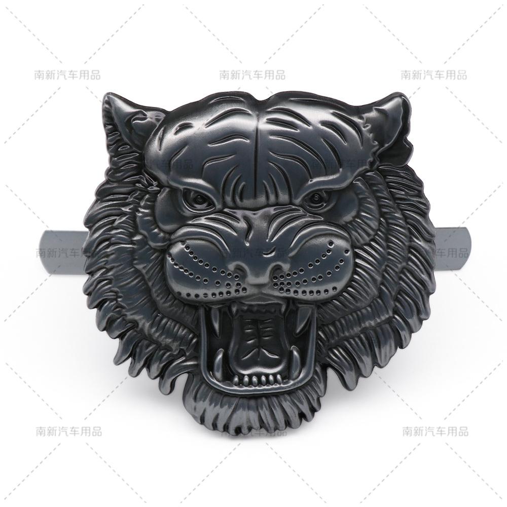 Emblema Metallico per Auto Testa di Tigre Adesivo Personalizzato per Modifica Fuoristrada Logo Decorativo per Griglia Carrozzeria Auto
