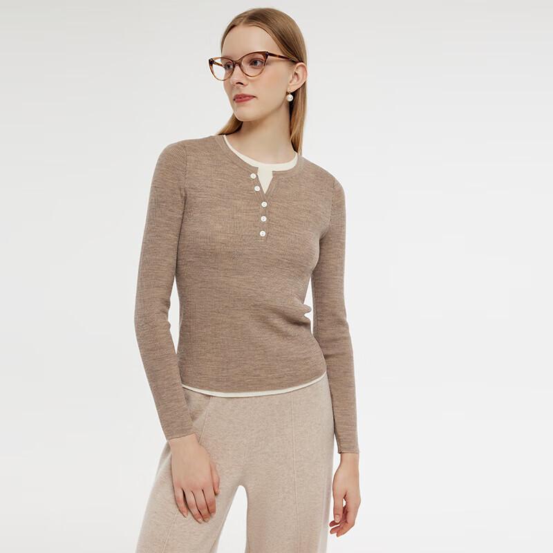 GOELIA Women's Wool Knit Sweater Top