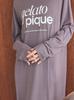 Rayon logo dress PWCO255322DGRYF