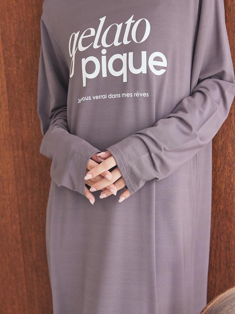 Rayon logo dress PWCO255322DGRYF