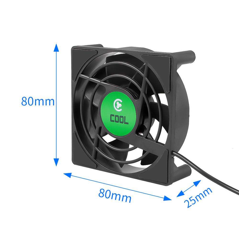 Ventola Di Raffreddamento Per Console -1000, 12V DC, Con Base In Metallo, Sostituzione Dissipatore CPU, Dimensioni 12x10.5x3.2 Cm