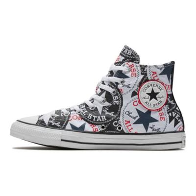 All Star Vintage Comfort High Top Espadrilles Unisex Black, White and Red