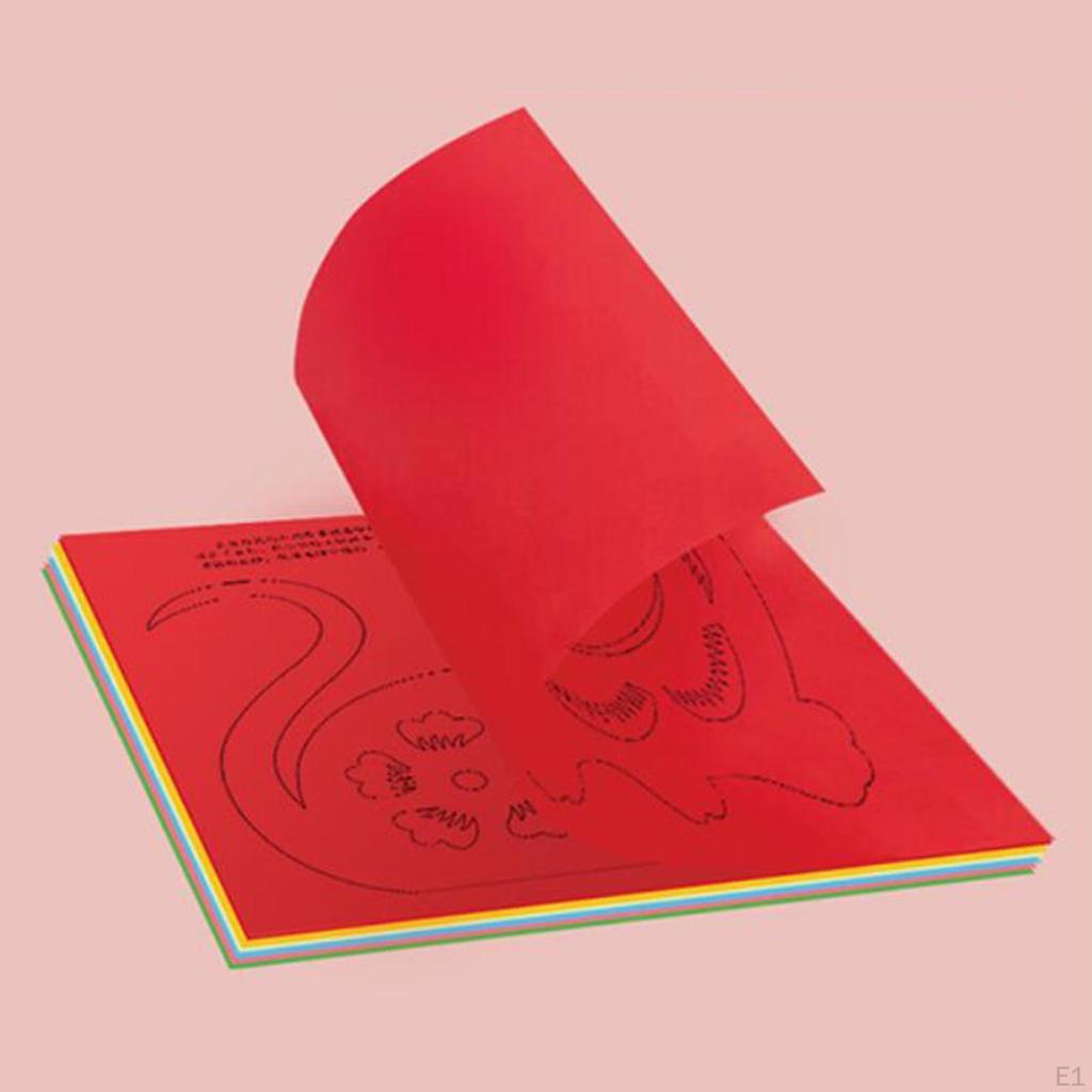 Chinese Paper Cutting Kit Festival Children Hand Craft for Preschool Holiday