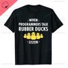 Cute Rubber Duck Lover Bird Quack Duckies Funny Ducky T-Shirt T Fashion Men Tops Shirts Casual High Quality Cotton Cotton Shirt#Color(6)