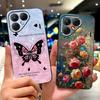 For Tecno Pova 7 5G Cover Case LJ7 Luxury Butterfly Love Fashion Flowers Cool Lion Painted Phone Case For Techno Pova7 5G Bumper