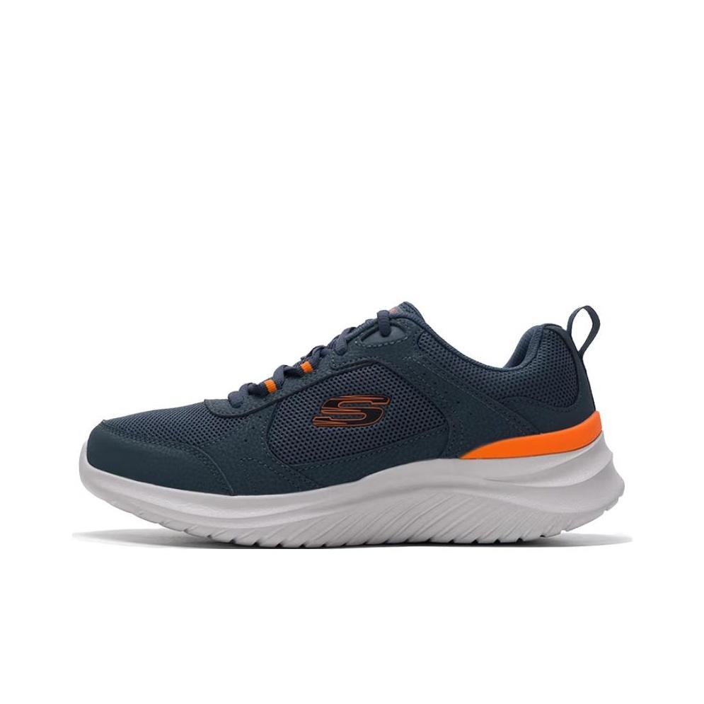 Skechers Flection 3.0 Memory Foam Comfortable Versatile Durable Breathable Running Shoes Men sneaker Navy-Blue 8790357-NVY 39.5