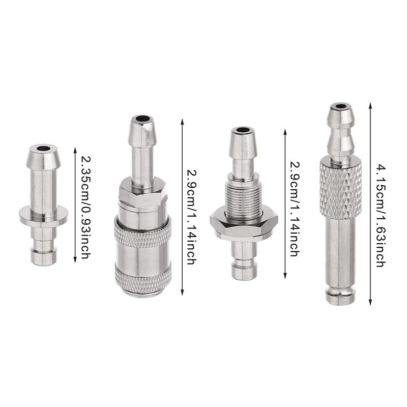 Metal Air Hose Connector Nibp Adapter Blood Pressure Meter Bp Cuff Joint Link Male Female Quick Connection Bayonet Airway Joints