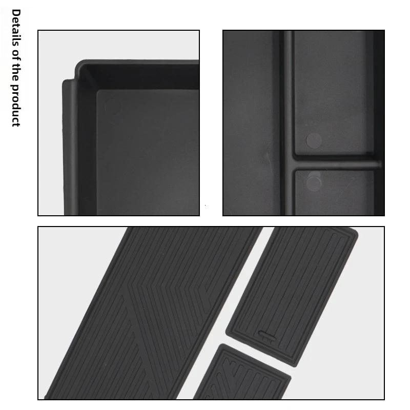 For Zeekr 7X 2025 2026 Car Armrest Storage Box Central Storage Box Dashboard Tray Interior Organizer Stowing Tidying Accessories