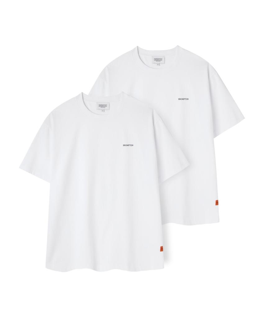 BROMPTON LONDON 2Pack Basic T-Shirt - White (P263Uts904)