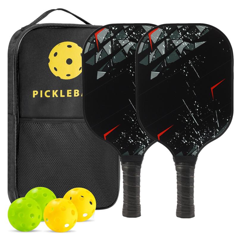 2025 Top Ranked China Manufacturer Edgeless Honeycomb Carbon Fiber Pickleball Ball Thermoforming Technology Portable Lightweight Carbon Fiber чёрный