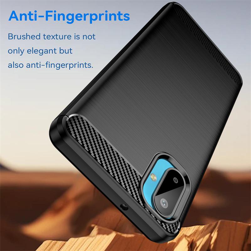 For Samsung Galaxy M06 5G Case Samsung Galaxy M06 5G Cover Shockproof Silicon Brushed TPU Phone Back Cover Samsung Galaxy M06 5G