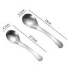 304 Stainless Steel Deepen Soup Spoon Thicken Children Rice Spoons Durable Serving Ladle Tableware Kitchen Accessories