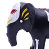 Halloween Elephant Cow Figurine Hand-painted Animal Resin Statue Sculpture Home Office Desktop Bookshelf Decoration Holiday Party Ornament